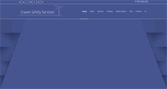 Desktop Screenshot of cravensafetyservices.co.uk
